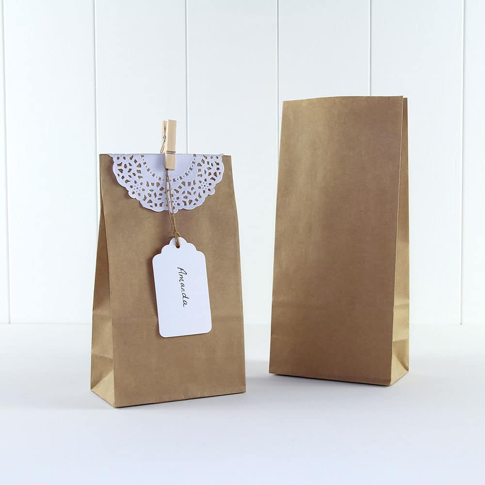 Bolsas de papel kraft con base comprar bolsas de papel
