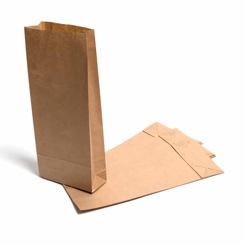 Bolsas de papel kraft con base bolsas kraft sin asa