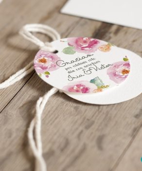 etiqueta para regalos boda