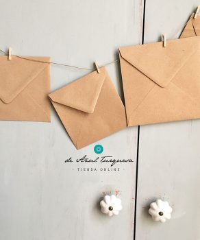 Sobres kraft pequeños - C6 114x162 comprar sobres kraft bodas