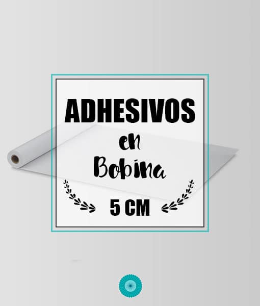 Adhesivos redondos corte blonda - 5 cm adhesivos en bobina