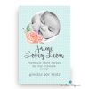 Recordatorio de Bautizo Fleur bautizo niños