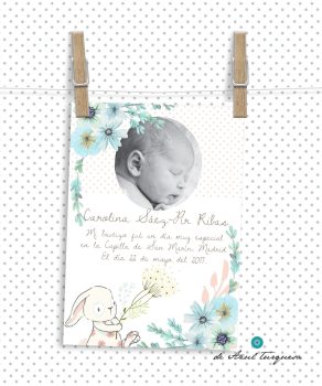 Con flores diseños para bautizo