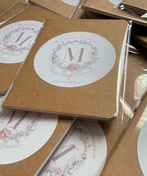 Cuadernos personalizados. 25 u. libretas personalizadas