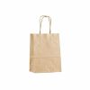 Bolsa de papel kraft con asa. 50u bolsas de papel kraft bodas