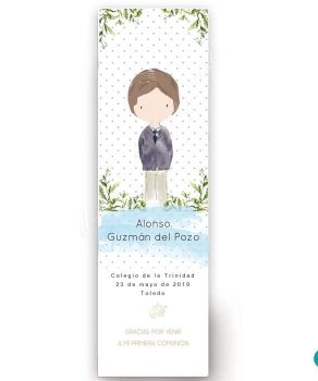 marcapáginas de comunión