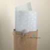 Papel de seda celeste con lunares - 10u papel de seda para tiendas de lunares