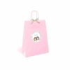 Bolsa de papel rosa. 50u bolsa para regalos rosa
