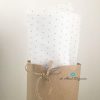 Papel de seda de lunares azules - 10u Papel de seda lunares azules