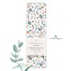 Marcapáginas de comunión Bouquet fondo marcapaginas personalizado comunion