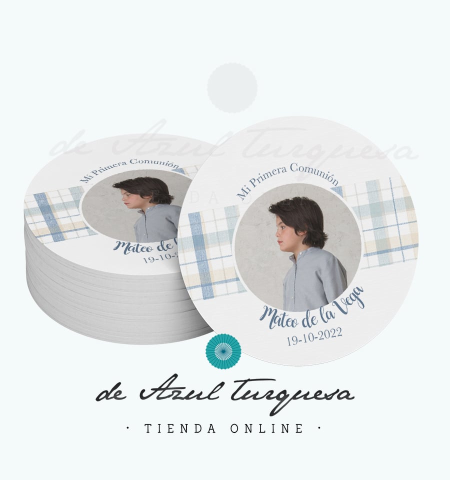 Etiqueta de comunión Oxford pegatinas personalizadas comunion