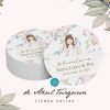 Etiqueta de comunión Atelier Niña etiquetas para regalos comunion