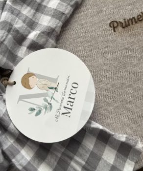 Libro álbum de firmas personalizado para Comunión libro de firmas personalizado mono