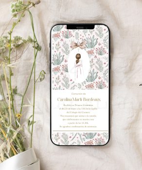 invitaciones comunion digitales bonitas