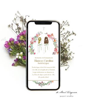 invitacion digital de comunion