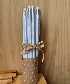 Lápices Personalizados - 25 u. lápices de comunion azules