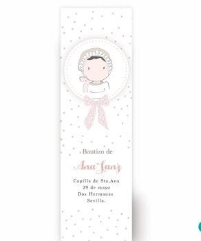 marcapaginas bautizo personalizados
