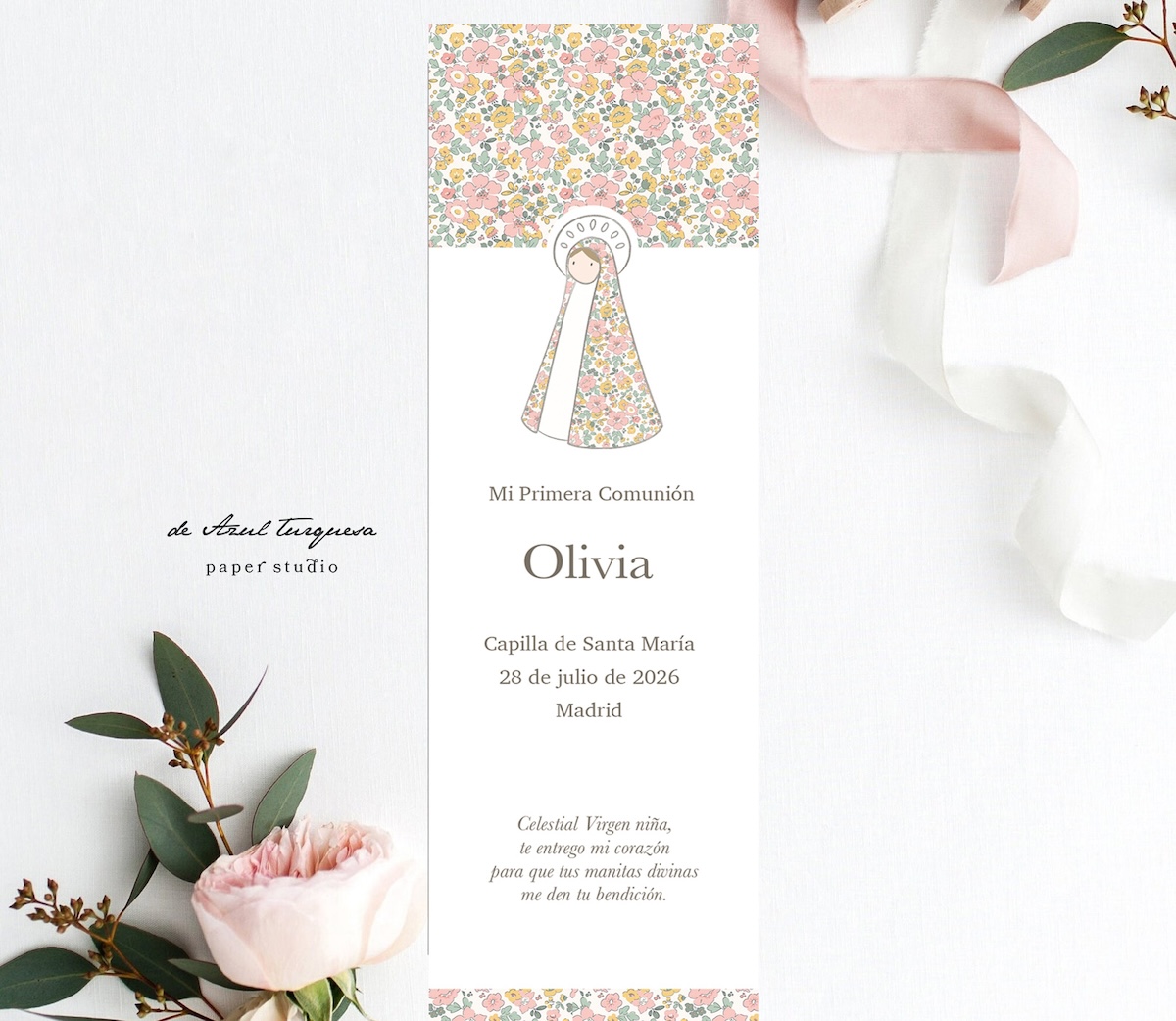 Marcapáginas Virgencita Paloma Marcapáginas Virgencita Paloma