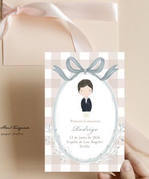 Recordatorios Vichy con Lazo Recordatorios Vichy con Lazo 3