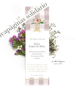 Marcapáginas Solidarios de Comunión